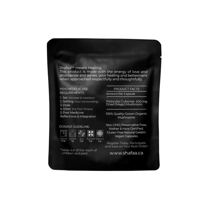 Shafaa Macrodosing Magic Mushroom Capsules - Image 2