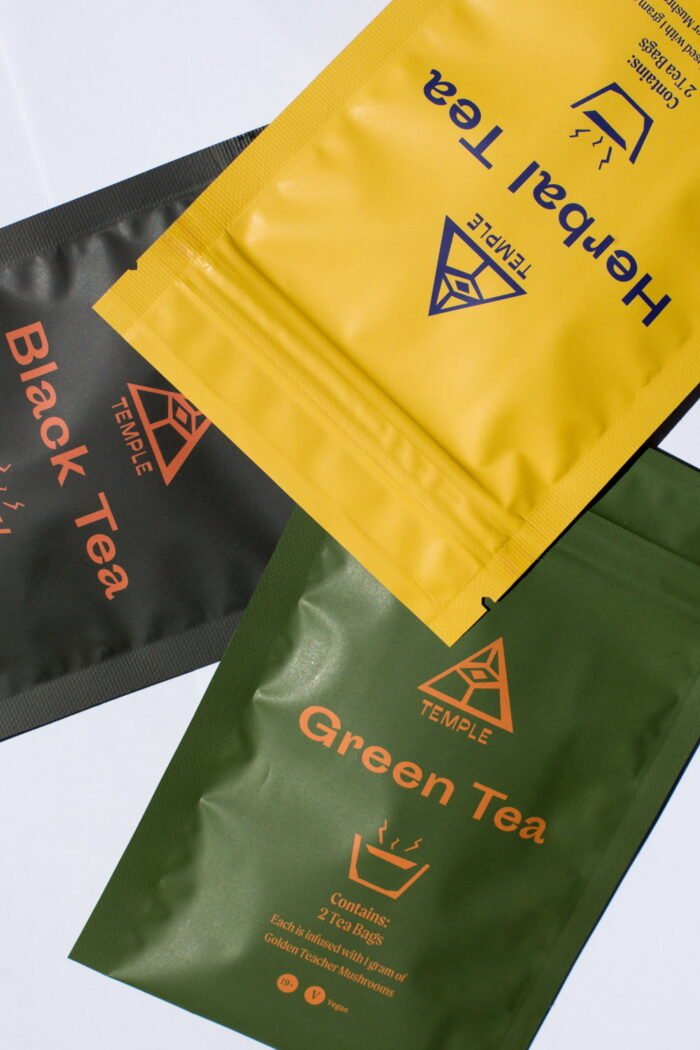 Temple Teleport Sample Pack (20 Pieces of Magic Mushroom Tea + Chocolate ChocoNaut + Scooby Snacks) - Image 2
