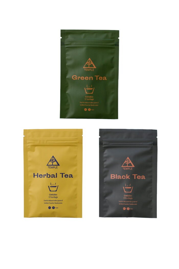 Temple Teleport Sample Pack (20 Pieces of Magic Mushroom Tea + Chocolate ChocoNaut + Scooby Snacks) - Image 1